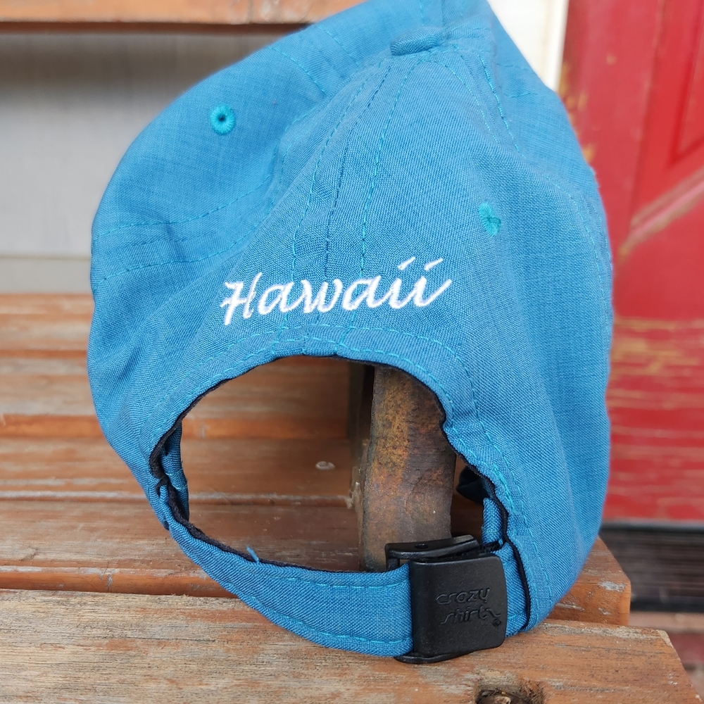 Light Blue Turtle Hawaii Baseball Hat - Picture 3 of 3